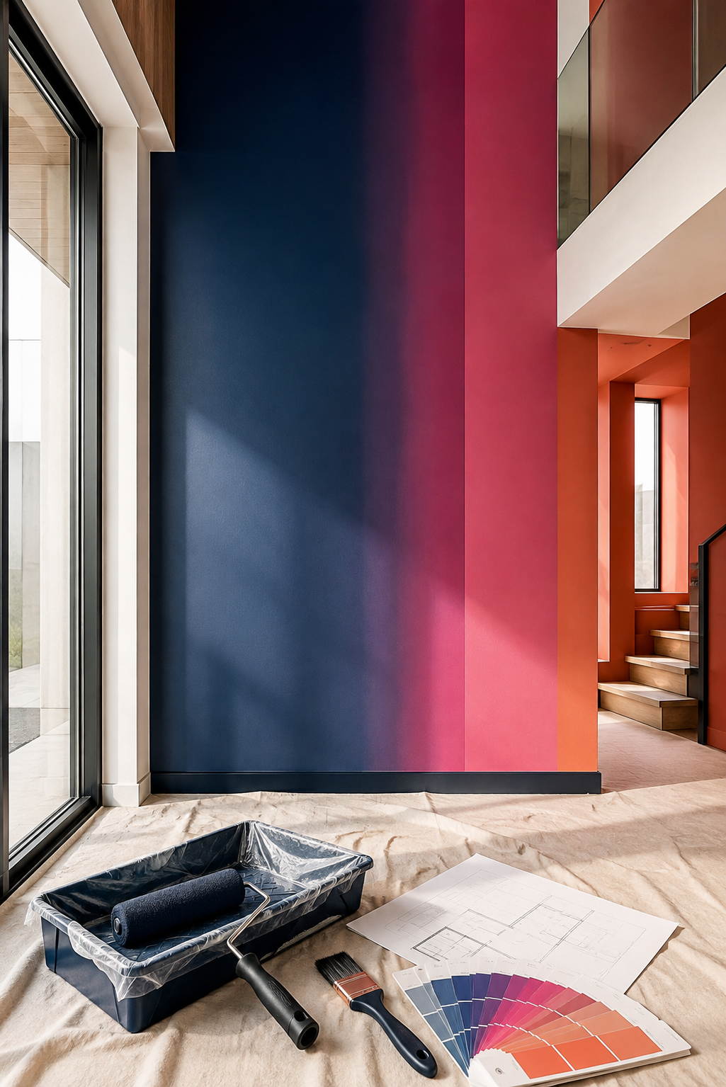 Professional painting contracting services by Petal Colourtect